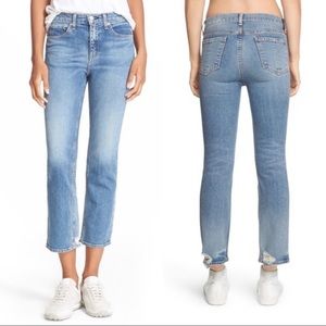 Rag & Bone // Stove Pipe jeans // 27 // Light wash